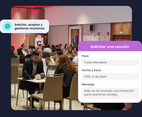 Solicitar, aceptar y gestionar reuniones 1:1