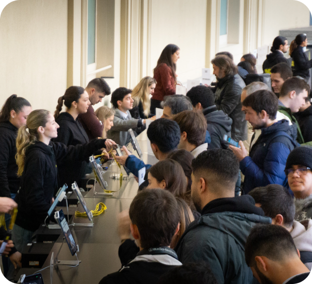 Asistentes en un evento Meetmaps