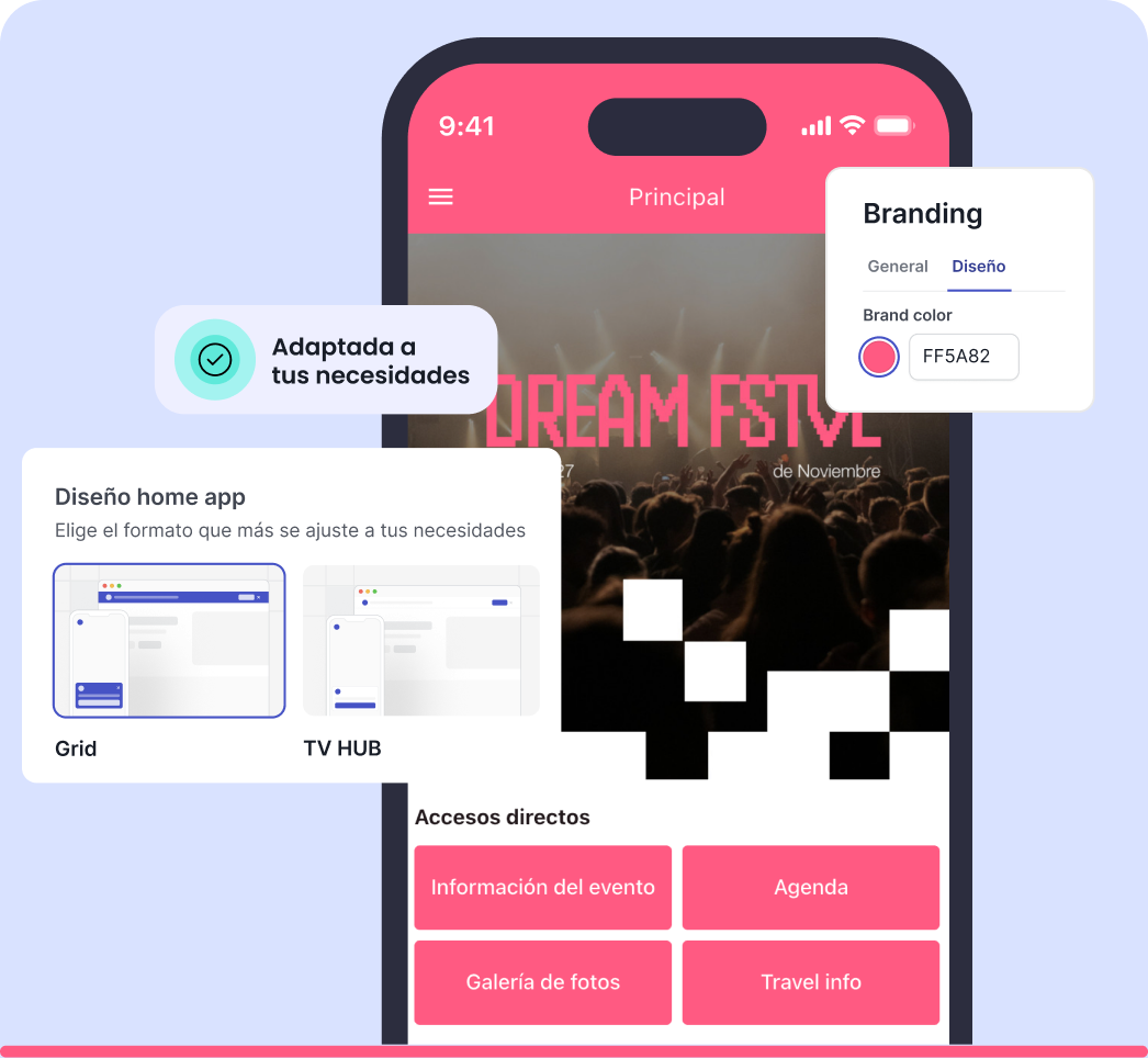Configuración modular y branded de la app