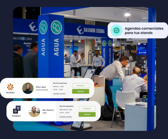 Agendas comerciales para tus stands