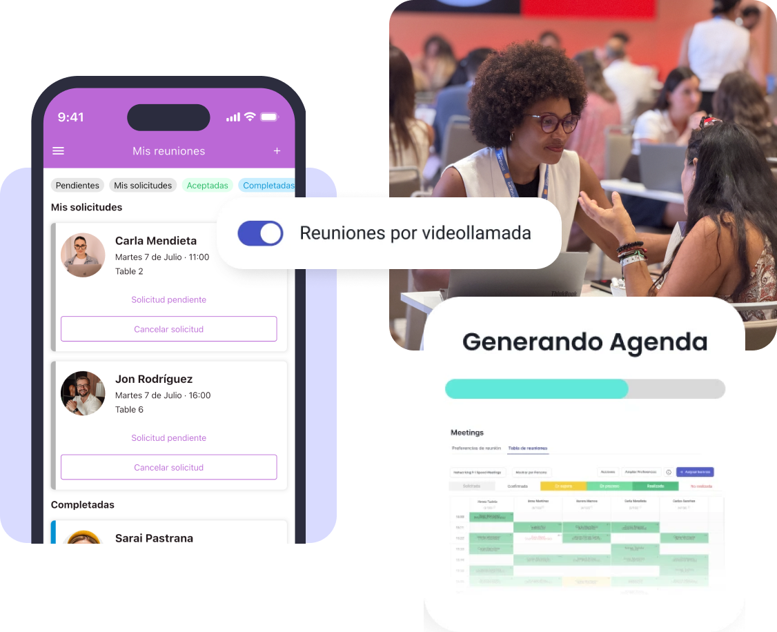 Software de reuniones 1to1 de Meetmaps