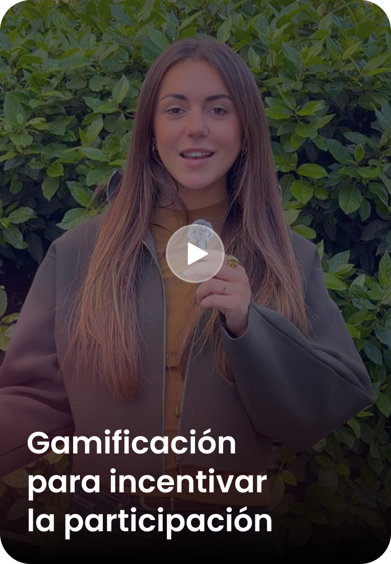 Gamificación para incentivar la participación